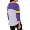 imageUltra Game Womens NBA Official Raglan Baseball 34 Long Sleeve ShirtTeam Color