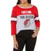 imageUltra Game Womens NBA Official Raglan Baseball 34 Long Sleeve ShirtTeam Color