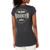 imageUltra Game Womens NBA Official Relaxed Short Sleeve TShirtCharcoal