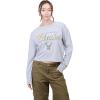 imageUltra Game Womens NBA Official SuperSoft Crop Top ShirtHeather Grey
