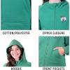 imageUltra Game Womens Super Soft Crop Top Full Zip Hoodie SweatshirtTeam Color