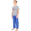 imageUltra Game Youth NBA Official 2 Piece Pjs Lounge Pants ampamp Tee SetBoy Sizes