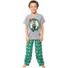 imageUltra Game Youth NBA Official 2 Piece Pjs Lounge Pants ampamp Tee SetBoy Sizes