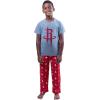 imageUltra Game Youth NBA Official 2 Piece Pjs Lounge Pants ampamp Tee SetBoy Sizes
