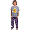 imageUltra Game Youth NBA Official 2 Piece Pjs Lounge Pants ampamp Tee SetToddler Sizes