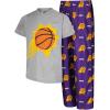 imageUltra Game Youth NBA Official 2 Piece Pjs Lounge Pants ampamp Tee SetToddler Sizes
