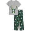 imageUltra Game Youth NBA Official 2 Piece Pjs Lounge Pants ampamp Tee SetToddler Sizes