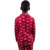 imageUltra Game Youth NBA Official 2Piece Super Soft Button Down Pajamas SetBoys Sizes