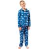 imageUltra Game Youth NBA Official 2Piece Super Soft Button Down Pajamas SetBoys Sizes