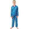 imageUltra Game Youth NBA Official 2Piece Super Soft Button Down Pajamas SetBoys Sizes