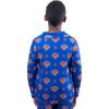 imageUltra Game Youth NBA Official 2Piece Super Soft Button Down Pajamas SetBoys Sizes