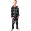 imageUltra Game Youth NBA Official 2Piece Super Soft Button Down Pajamas SetBoys Sizes