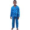 imageUltra Game Youth NBA Official 2Piece Super Soft Button Down Pajamas SetBoys Sizes