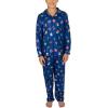 imageUltra Game Youth NBA Official 2Piece Super Soft Button Down Pajamas SetBoys Sizes