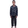 imageUltra Game Youth NBA Official 2Piece Super Soft Button Down Pajamas SetBoys Sizes