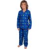 imageUltra Game Youth NBA Official 2Piece Super Soft Button Down Pajamas SetToddler Sizes