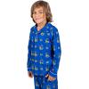 imageUltra Game Youth NBA Official 2Piece Super Soft Button Down Pajamas SetToddler Sizes