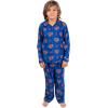 imageUltra Game Youth NBA Official 2Piece Super Soft Button Down Pajamas SetToddler Sizes
