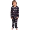 imageUltra Game Youth NBA Official 2Piece Super Soft Button Down Pajamas SetToddler Sizes