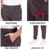imageUltra Game Youth NBA Official Super Soft Jogger SweatpantsHeather Charcoal