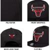 imageUltra Game Youth NBA Official Ultimate Snap Back Baseball Cap HatBlack