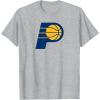 imageNBA Indiana Pacers Officially Licensed TShirt Small BlackHeather Grey