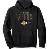 imageNBA Official Los Angeles Lakers Half Moon Pullover HoodieBlack