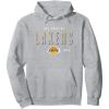 imageNBA Official Los Angeles Lakers Half Moon Pullover HoodieHeather Grey