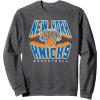 imageNBA Official New York Knicks Blowin Up SweatshirtDark Heather Grey