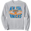 imageNBA Official New York Knicks Blowin Up SweatshirtHeather Grey