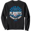 imageNBA Official Oklahoma City Thunder 2025 Playoffs Game Time SweatshirtBlack