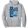 imageNBA Official Oklahoma City Thunder Barred Player Hunger Pullover HoodieHeather Grey