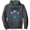 imageNBA Official Oklahoma City Thunder Playoffs 2025 Pullover HoodieDark Heather Grey