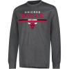 imageUltra Game Mens NBA Official Active Long Sleeve Pullover TShirtHeather Charcoal