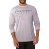 imageUltra Game Mens NBA Official Super Soft Long Sleeve TShirtHeather Gray