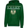 imageUltra Game NBA Official Mens Super Soft Midtown Hoodie Pullover Sweatshirt  Unisex Milwaukee Bucks Team Color Large