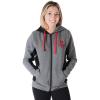 imageUltra Game NBA Womens Standard Full Zip Hoodie Sweatshirt JacketHeather Gray