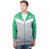 imageUltra Game NBA mens Ultra Game Nba Mens Contrast Back Cut Full Zip Hoodie SweatshirtKelly Green
