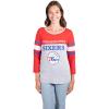imageUltra Game Womens NBA Official Raglan Baseball 34 Long Sleeve ShirtTeam Color