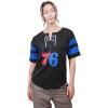 imageUltra Game Womens NBA Official Super Soft Mesh Laceup Jersey ShirtBlack