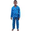 imageUltra Game Youth NBA Official 2Piece Super Soft Button Down Pajamas SetTeam Color
