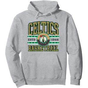 imageNBA Boston Celtics Courtside Pullover HoodieHeather Grey