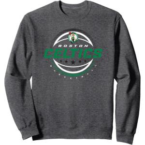 imageNBA Boston Celtics The Rock SweatshirtDark Heather Grey