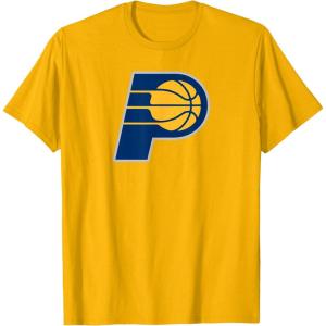 imageNBA Indiana Pacers Officially Licensed TShirt Small BlackGolden Yellow