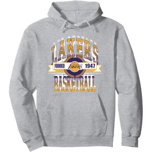 imageNBA Los Angeles Lakers Gametime Pullover HoodieHeather Grey