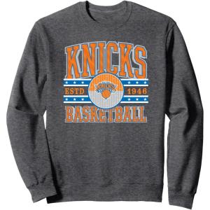imageNBA New York Knicks Courtside SweatshirtDark Heather Grey