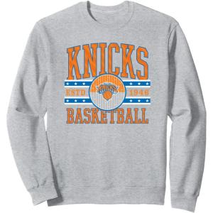 imageNBA New York Knicks Courtside SweatshirtHeather Grey