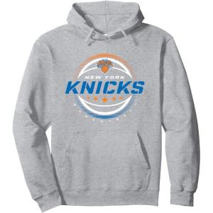 imageNBA New York Knicks The Rock Pullover HoodieHeather Grey