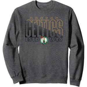 imageNBA Official Boston Celtics Razors Edge SweatshirtDark Heather Grey