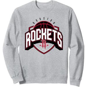 imageNBA Official Houston Rockets Hang Time SweatshirtHeather Grey